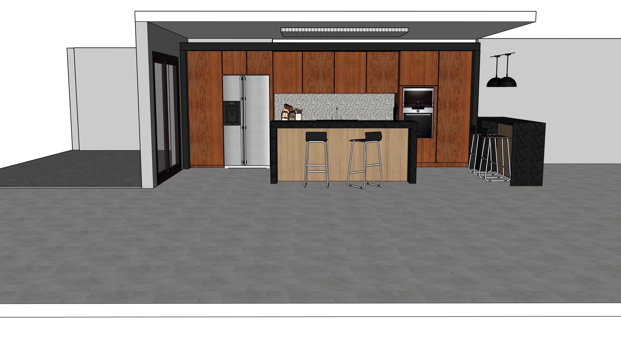 Kitchen Design Rendering